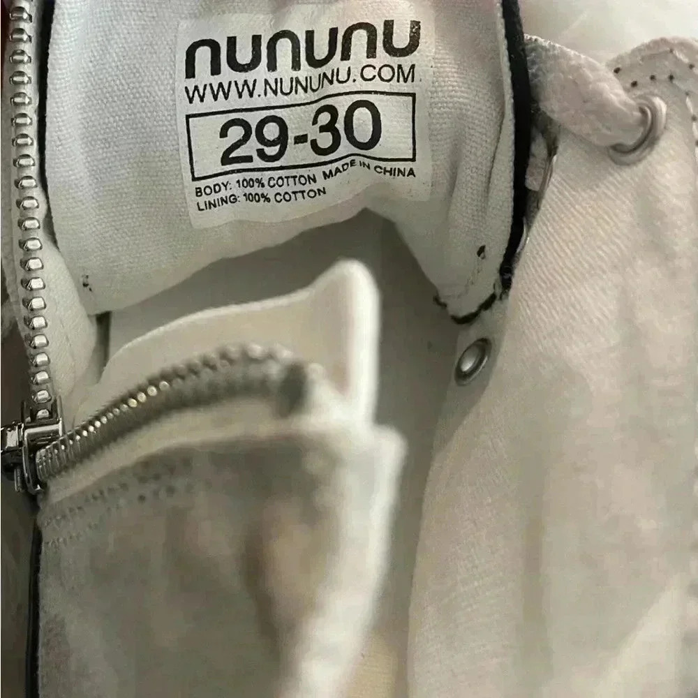 nununu Skull High Top Size 29-30 | 12 US - Picture 7 of 8